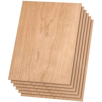xTool 3 mm Cherry Plywood (6-Pack) xTool 3 mm Cherry Plywood (6-Pack)
