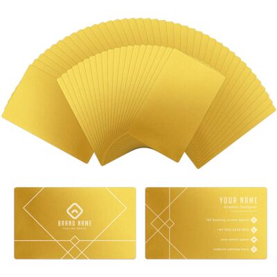 xTool Metal Business Cards - 60pcs xTool Metal Business Cards - 60pcs