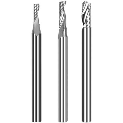 TwoTrees HRC55 3.175mm Carbide End Mill Cutter for CNC- 3pcs TwoTrees HRC55 3.175mm Carbide End Mill Cutter for CNC- 3pcs
