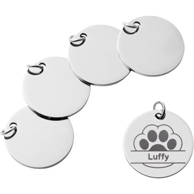 Bambu Lab Round Stainless Steel Tag (5PCS) Bambu Lab Round Stainless Steel Tag (5PCS)