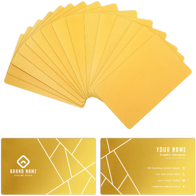 AlgoLaser Aluminum Business Cards (100 pcs) AlgoLaser Aluminum Business Cards (100 pcs)