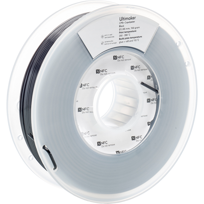 Ultimaker 1644 Svart CPE+ 3D filament - Kemiskt resistent - 700g Ultimaker 1644 Svart CPE+ 3D filament - Kemiskt resistent - 700g
