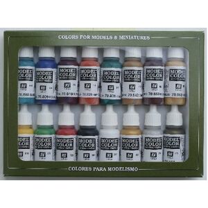 Acrylicos Vallejo Vallejo Acrylic Model Color Set Ancient/Medieval (16)