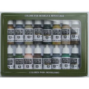 Acrylicos Vallejo Vallejo Acrylic Model Color Set German WWII Camo (16)