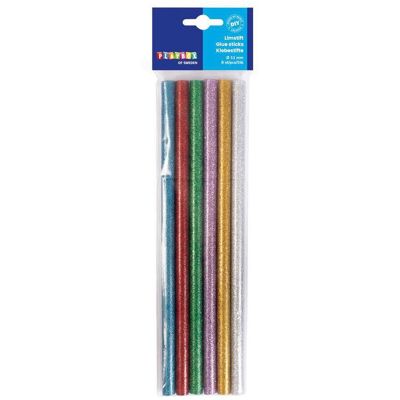PLAYBOX Limstänger 11 mm glitter 6/fp PLAYBOX Limstänger 11 mm glitter 6/fp