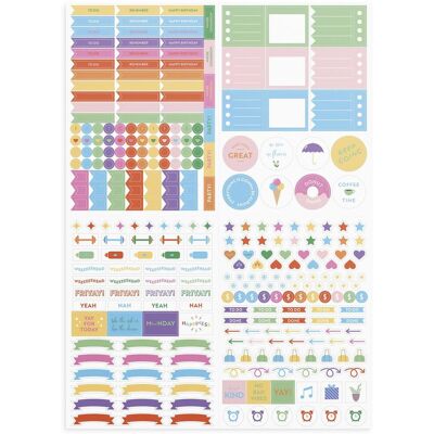 BURDE Stickersark Color explosion BURDE Stickersark Color explosion