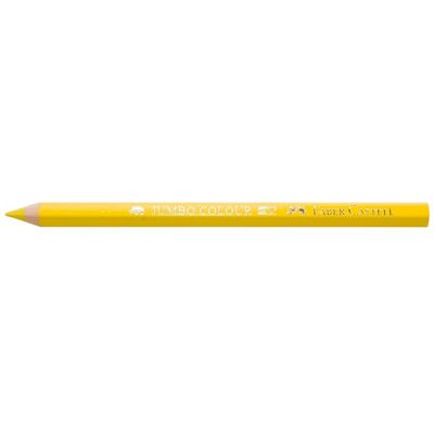 FABER-CASTELL Färgpenna, Jumbo, sexkantig pennkropp, gult stift 12/fp FABER-CASTELL Färgpenna, Jumbo, sexkantig pennkropp, gult stift 12/fp