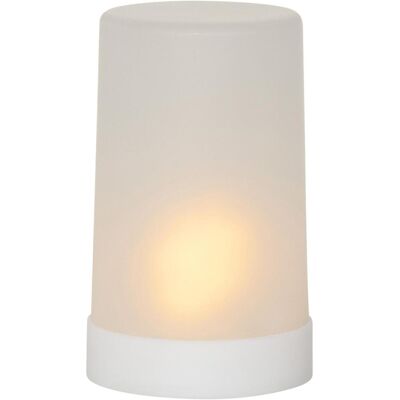 STAR TRADING Blockljus Flame Candle LED timer 14,5cm vit STAR TRADING Blockljus Flame Candle LED timer 14,5cm vit