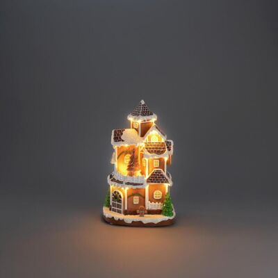 KONSTSMIDE Dekoration Pepparkaksby 30cm KONSTSMIDE Dekoration Pepparkaksby 30cm