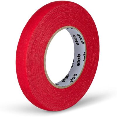 ETAB Tejp textil matt 19mmx50m röd ETAB Tejp textil matt 19mmx50m röd