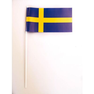 NO BRAND Svenska flaggan på pinne 50/fp NO BRAND Svenska flaggan på pinne 50/fp