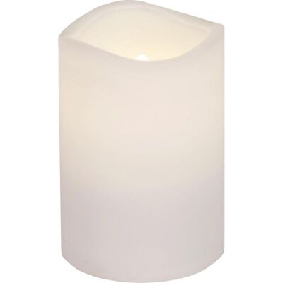 STAR TRADING Blockljus Paul LED 11,5cm vit STAR TRADING Blockljus Paul LED 11,5cm vit