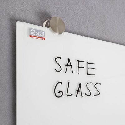 2X3 THE BOARDS' COMPANY Glastavla Magnetisk vit 150x120cm 2X3 THE BOARDS' COMPANY Glastavla Magnetisk vit 150x120cm