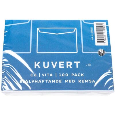 EMO Kuvert konsument C6 114x162mm remsa 100/fp EMO Kuvert konsument C6 114x162mm remsa 100/fp