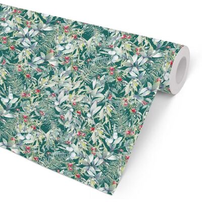 Hedlunds of Sweden Winter Green Gåvpapper - 57cm x 154m Hedlunds of Sweden Winter Green Gåvpapper - 57cm x 154m