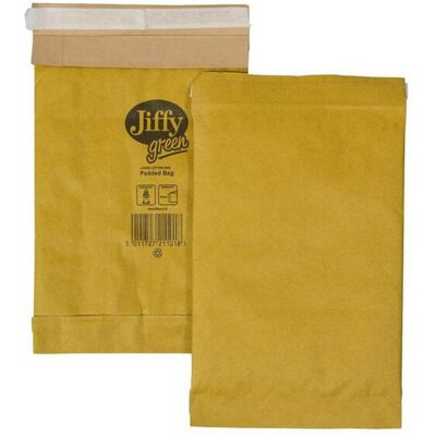 JIFFY Påse vadderad Nr 5 245x381mm remsa 10/fp JIFFY Påse vadderad Nr 5 245x381mm remsa 10/fp