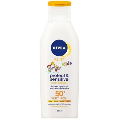 Nivea Sun Kids Sensitive Protect & Play SPF50+ - Solkräm Nivea Sun Kids Sensitive Protect & Play SPF50+ - Solkräm
