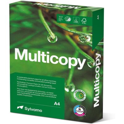 Multicopy A4 Kopieringspapper - 75g, Vit - Pack av 500 Multicopy A4 Kopieringspapper - 75g, Vit - Pack av 500