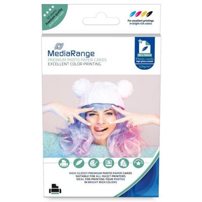 MediaRange Fotopapper 10x15 glossy 50/fp MediaRange Fotopapper 10x15 glossy 50/fp
