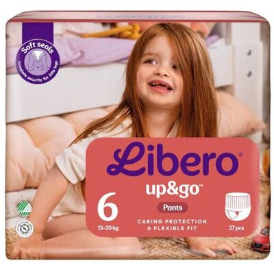 LIBERO Blöja Up&Go 6 S2 13-20kg 27/fp LIBERO Blöja Up&Go 6 S2 13-20kg 27/fp