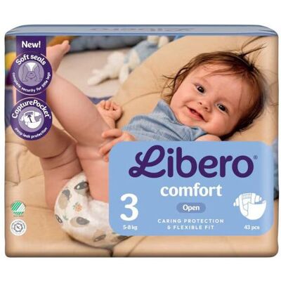 LIBERO Blöja Comfort 3 5-8kg 43/fp LIBERO Blöja Comfort 3 5-8kg 43/fp