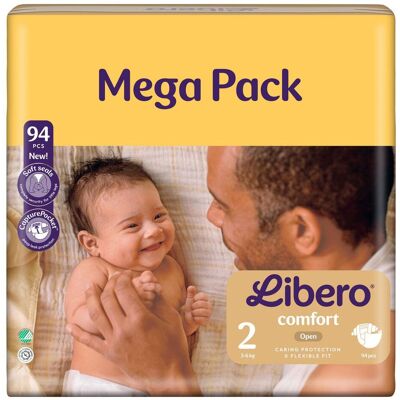 LIBERO Blöja Comfort 2 3-6kg 94/fp LIBERO Blöja Comfort 2 3-6kg 94/fp