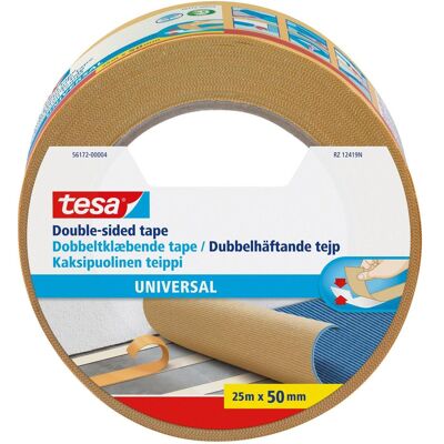 tesa 56172 Dubbelsidig universaltejpen - 50mm x 25m tesa 56172 Dubbelsidig universaltejpen - 50mm x 25m