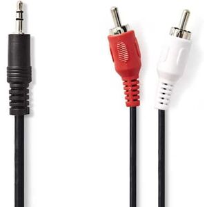 NEDIS Kabel 3,5mm Ha - 2xRCA Ha 1,5m