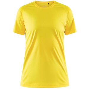 CRAFT Tränings tee CORE dam gul 2XL CRAFT Tränings tee CORE dam gul 2XL