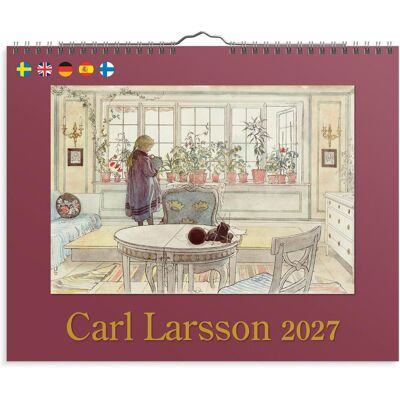 BURDE Väggkalender Carl Larsson 2027 BURDE Väggkalender Carl Larsson 2027