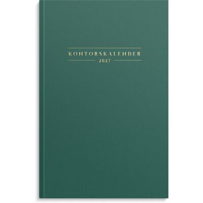 BURDE Kontorskalender 2027 grön BURDE Kontorskalender 2027 grön