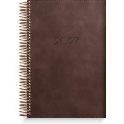 BURDE Dagbok Twist 2027 brun BURDE Dagbok Twist 2027 brun