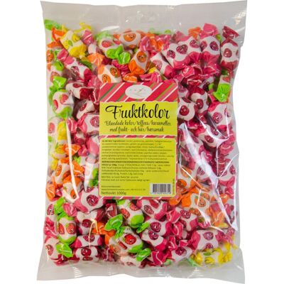 CARL CHOKLAD&PRESENT Godis Fruktkolor 1000g CARL CHOKLAD&PRESENT Godis Fruktkolor 1000g