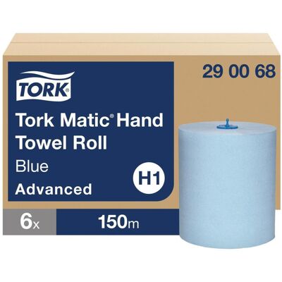 TORK Pappershandduk Adv H1 2-lagers blå 6/fp TORK Pappershandduk Adv H1 2-lagers blå 6/fp