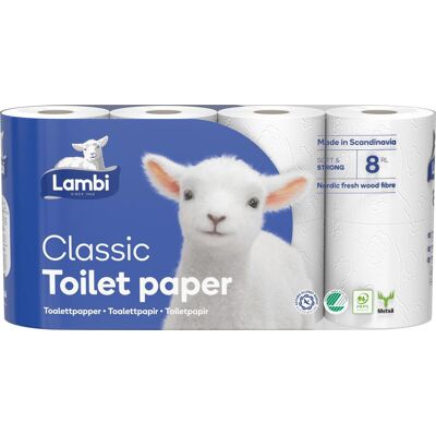 LAMBI Toalettpapper Classic 40/fp LAMBI Toalettpapper Classic 40/fp