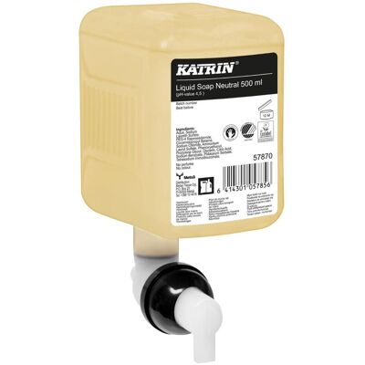 Katrin Neutral Flytande Tvål 500ml - Flytande Tvål Katrin Neutral Flytande Tvål 500ml - Flytande Tvål