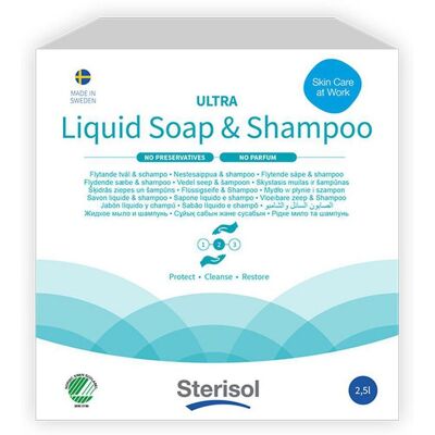 STERISOL Tvål ULTRA oparfymerad 2,5L 2/fp STERISOL Tvål ULTRA oparfymerad 2,5L 2/fp