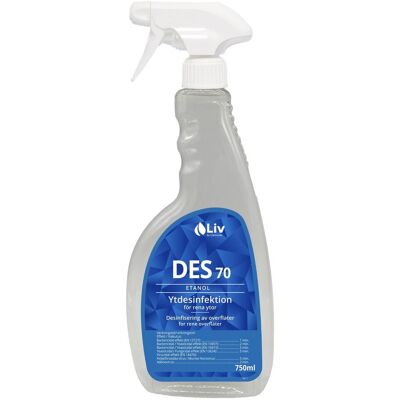 LIV Ytdesinfektion 70 spray 750ml LIV Ytdesinfektion 70 spray 750ml