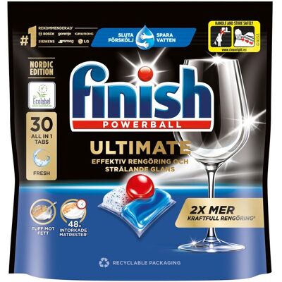 FINISH Maskindisk Ultimate All in 1 tabletter 30/fp FINISH Maskindisk Ultimate All in 1 tabletter 30/fp