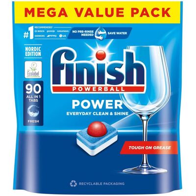 Finish Power All-in-1 - Diskmedletabletter Finish Power All-in-1 - Diskmedletabletter