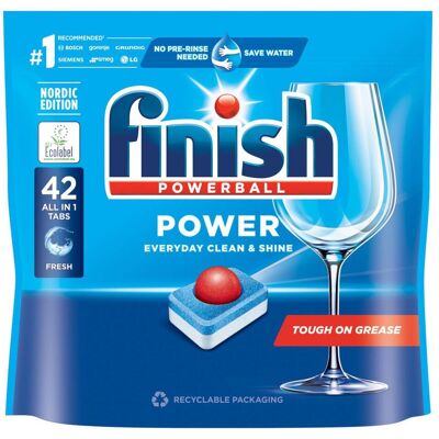 FINISH Maskindisk Power All in 1 tabletter 42/fp FINISH Maskindisk Power All in 1 tabletter 42/fp
