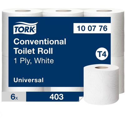 TORK Toalettpapper T4 Universal 1-lag 6/fp TORK Toalettpapper T4 Universal 1-lag 6/fp
