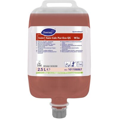 Multi Sani Calc Pur-Eco QS W3a - Röd kalkborttagare - 5 L Multi Sani Calc Pur-Eco QS W3a - Röd kalkborttagare - 5 L