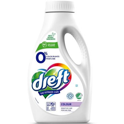 DREFT Tvättmedel Sensitive Color flytande 1L DREFT Tvättmedel Sensitive Color flytande 1L