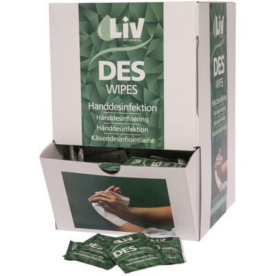 LIV Desinfektionsservett Wipes singelpack 250/fp LIV Desinfektionsservett Wipes singelpack 250/fp