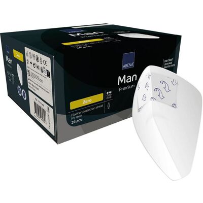 ABENA Inkoskydd Man Zero 18x9cm 24/fp ABENA Inkoskydd Man Zero 18x9cm 24/fp