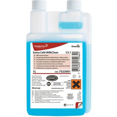 DIVERSEY Suma® Café MilkClean C3.1, flytande rengöringsmedel för mjölksystem, 6 x 1 l DIVERSEY Suma® Café MilkClean C3.1, flytande rengöringsmedel för mjölksystem, 6 x 1 l