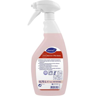 TASKI Sanitetsrengöring Sani 4in1+ Spray 750ml TASKI Sanitetsrengöring Sani 4in1+ Spray 750ml