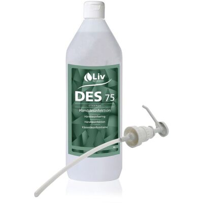 LIV Handdesinfektion Des 75 med pump 1L LIV Handdesinfektion Des 75 med pump 1L