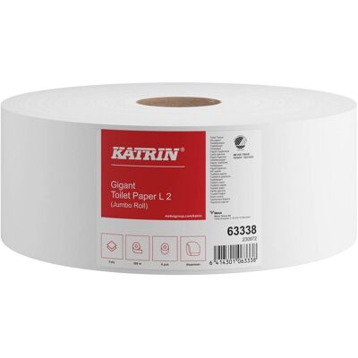 KATRIN Gigant L 2L 380m - Toalettpapper KATRIN Gigant L 2L 380m - Toalettpapper